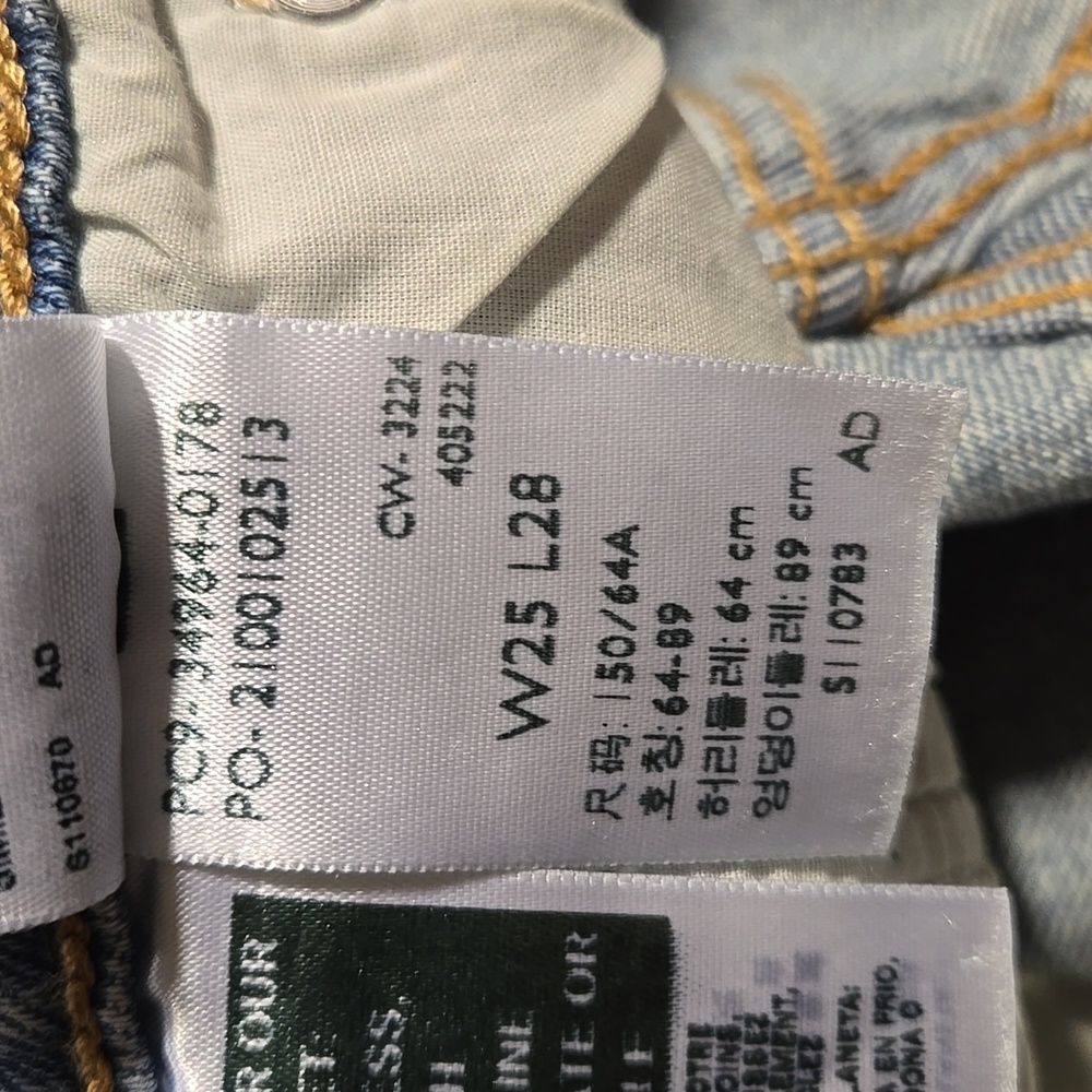 NWOT Levi's Women's Wedgie Straight Jeans 25 x 28 - Picture 6 of 6